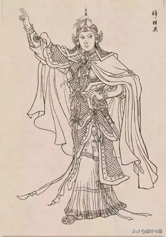 古代白描人物集锦100张,张张精彩!初学者收藏