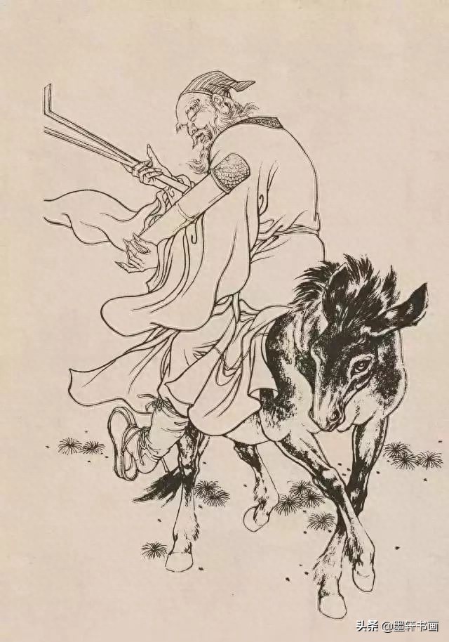 古代白描人物集锦100张,张张精彩!初学者收藏