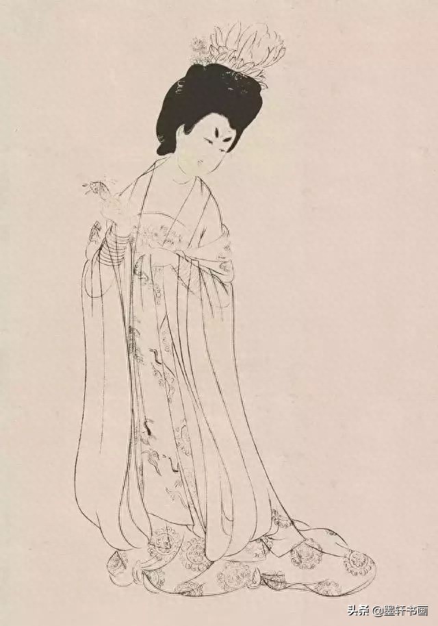 古代白描人物集锦100张,张张精彩!初学者收藏