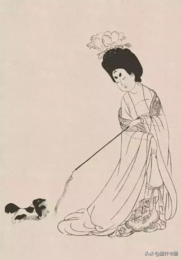 古代白描人物集锦100张,张张精彩!初学者收藏