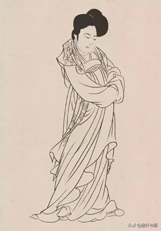 古代白描人物集锦100张,张张精彩!初学者收藏