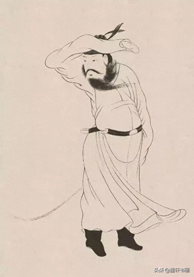 古代白描人物集锦100张,张张精彩!初学者收藏