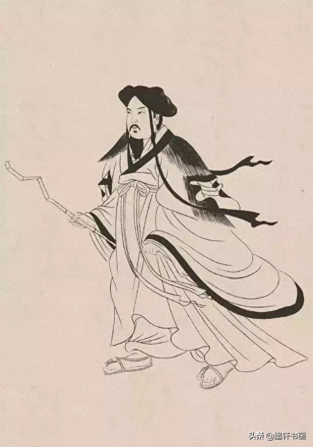 古代白描人物集锦100张,张张精彩!初学者收藏