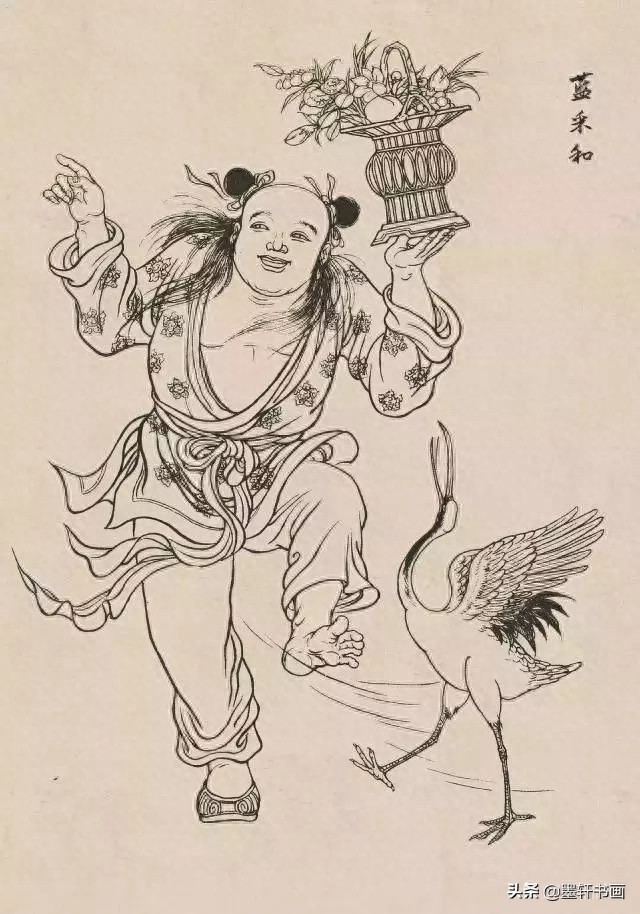 古代白描人物集锦100张,张张精彩!初学者收藏