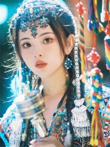 ​杨超越不愧为古装女神，仙女形象媲美刘亦菲，堪称新一代神仙姐姐