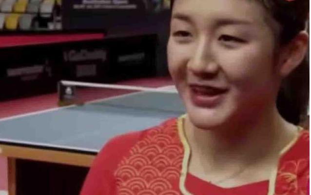 黄晓明表妹,24岁没谈过恋爱,乒坛第一美女,素颜与王丽坤一样美